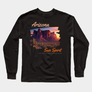 Arizona Sun Spirit Superstitions #1 Long Sleeve T-Shirt